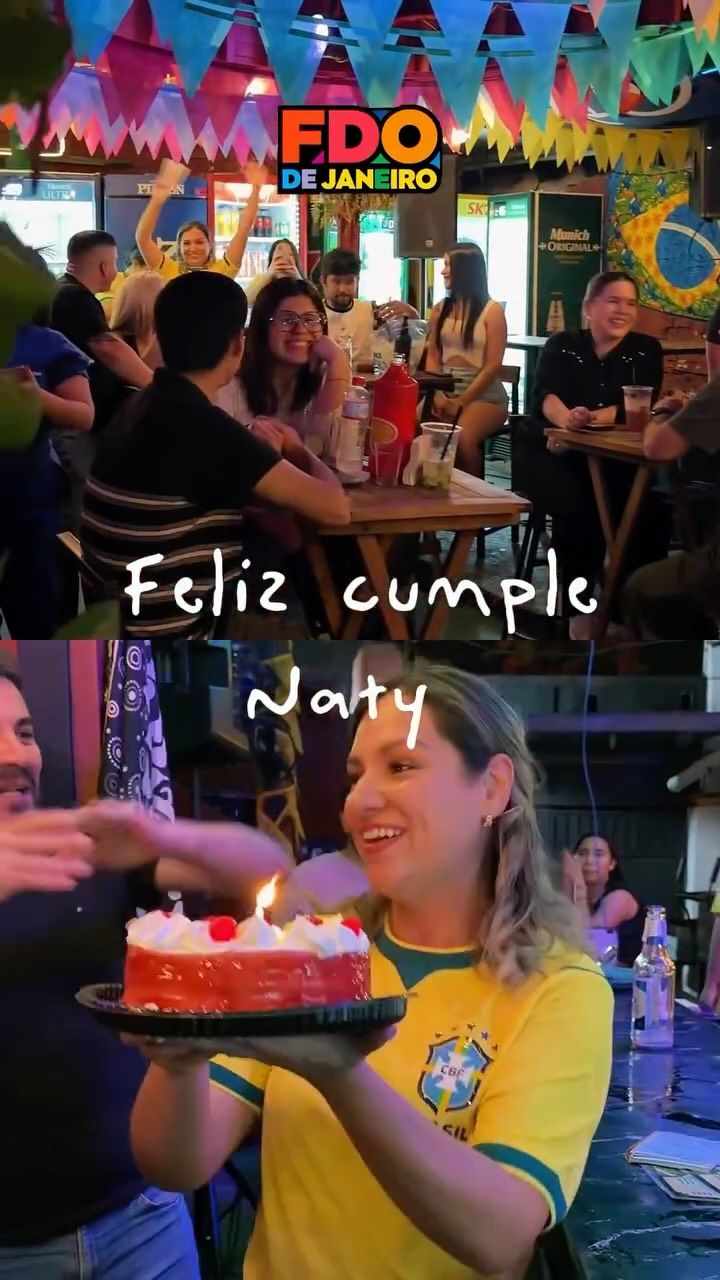 Cumpleaños festejado en Fdo de Janeiro